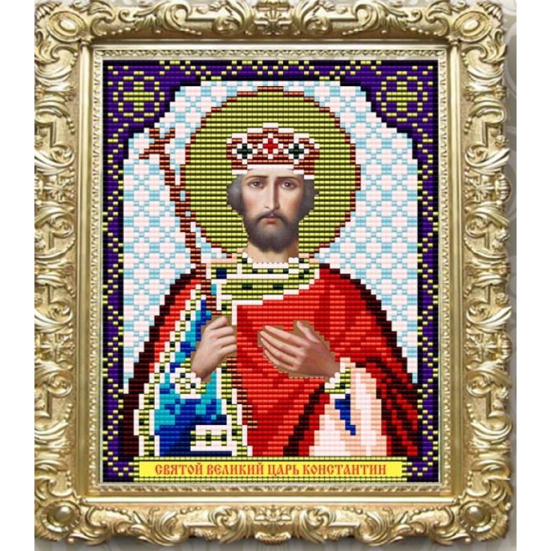 Схема для вишивання бісером ікони. Святий Костянтин Схема для вишивання бісером ікони. Святий Костянтин