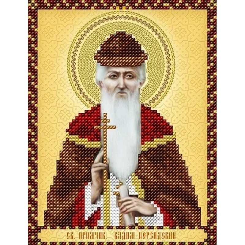 Схема для вишивання бісером ікони. Свято Вадим