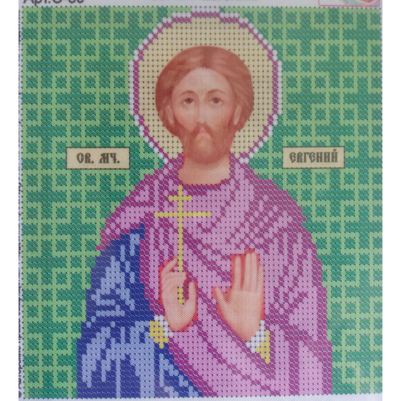 Схема для вишивання бісером ікони. Свято Євгенів Схема для вишивання бісером ікони. Свято Євгенів