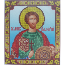 Схема для вишивання бісером ікони. Святова Валерія