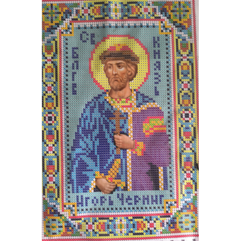 Схема для вишивання бісером ікони. Свято Игор
