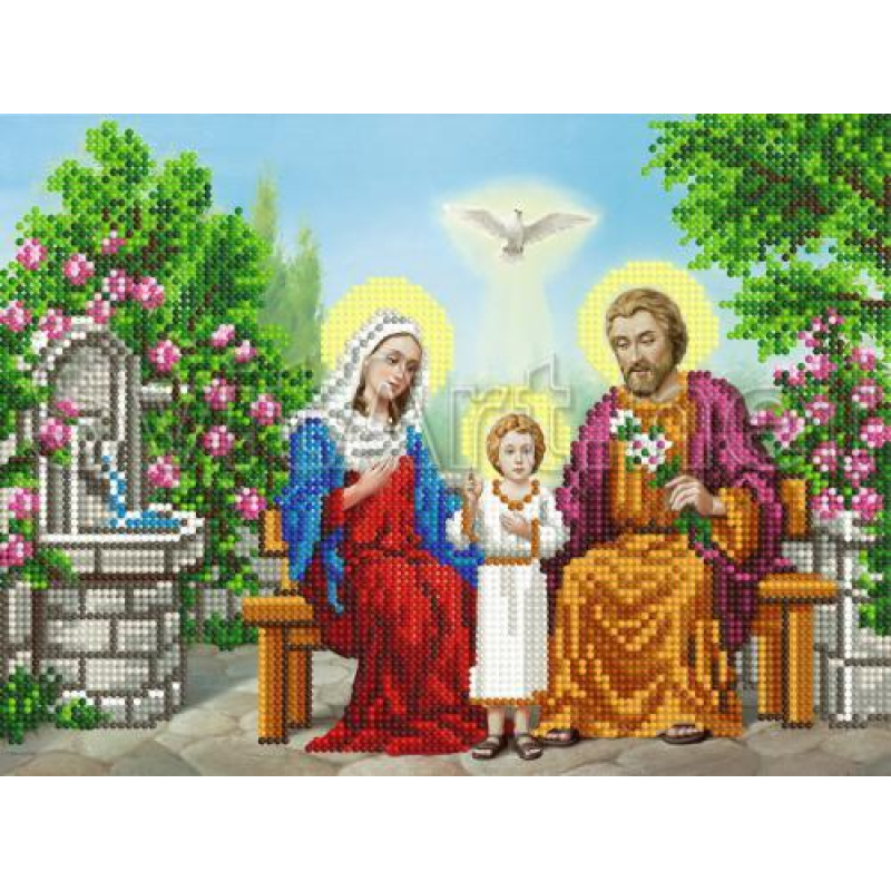 Схема для вишивання бісером. Святий дух. Схема для вишивання бісером. Святий дух.