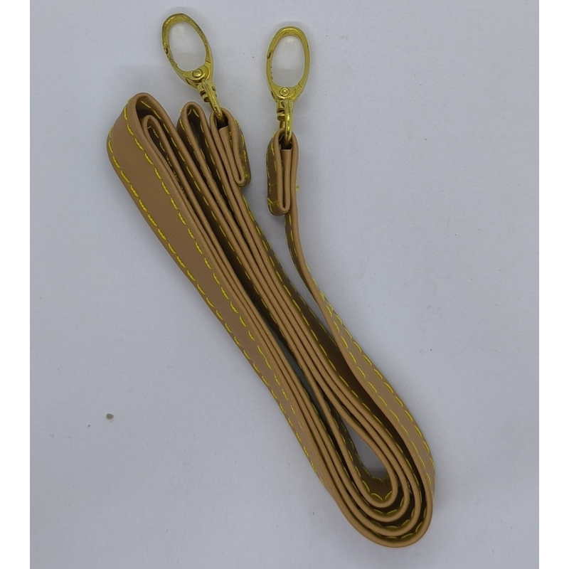 Ручка-шлейка для сумки 114 см. Бежево-рожева