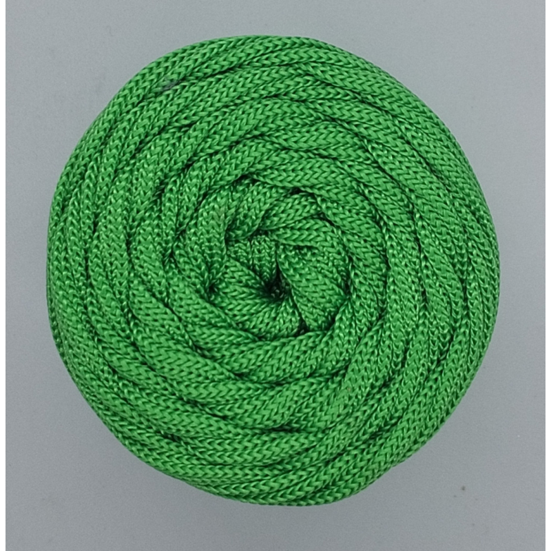 Шнур спортивний 4 мм зелений світний