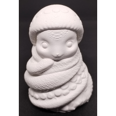 Гіпсова фігурка для розмальовування. Змійка.