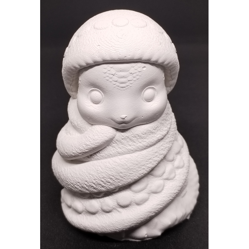 Гіпсова фігурка для розмальовування. Змійка.