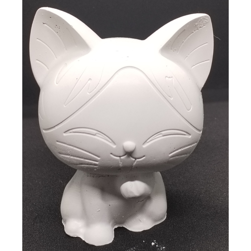 Гіпсова фігурка для розмальовування. Котик.