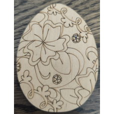 Розмальовка на фанері, Магніт на холодильник Пасха