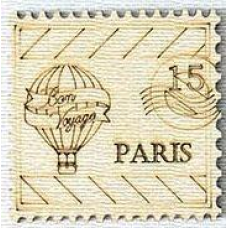 Розмальовка на фанері, Магніт на холодильник Марка 1257