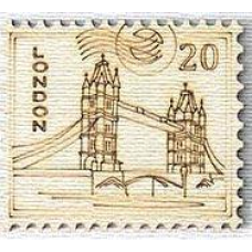 Розмальовка на фанері, Магніт на холодильник Марка 4