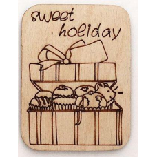 Розмальовка на фанері, Магніт на холодильник LOVE #3