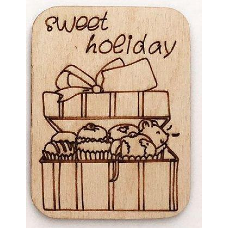 Розмальовка на фанері, Магніт на холодильник LOVE #3