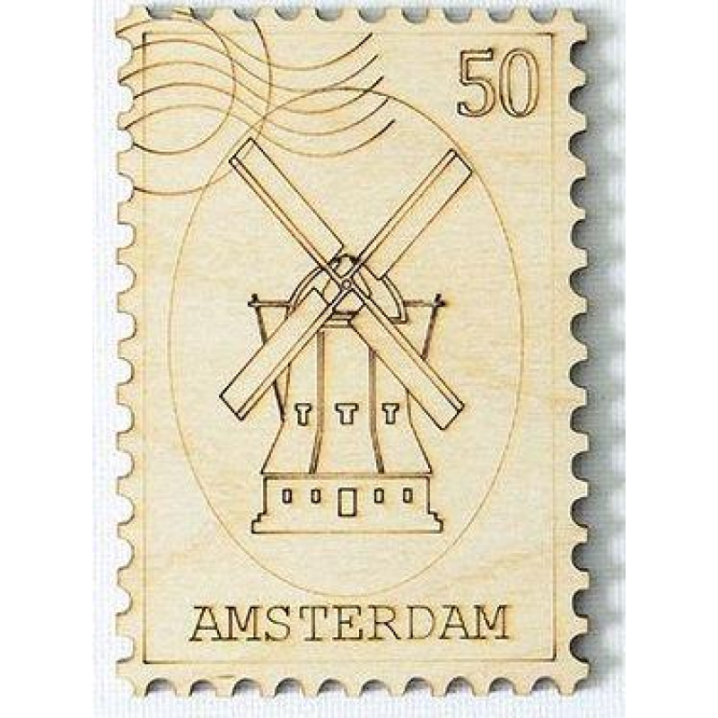 Розмальовка на фанері, Магніт на холодильник Марка Амстердам Розмальовка на фанері, Магніт на холодильник Марка Амстердам