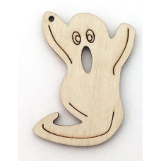 Розмальовка на фанері, Магніт на холодильник Привид 2