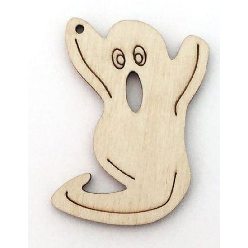 Розмальовка на фанері, Магніт на холодильник Привид 2