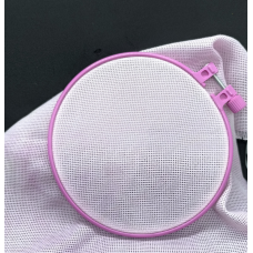 Канва для вишивання хрестиком No14 рожева