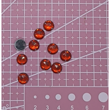 Стрази пришивні стрази 8 мм Червоні