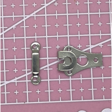 Гачок для одягу серибристий 20 мм