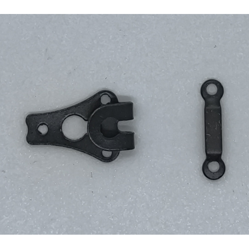 Гачок для одягу чорний 20 мм