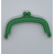 Фермуар для сумки, пластиковий 9 см, зелений