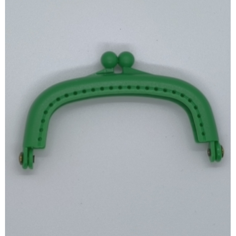 Фермуар для сумки, пластиковий 9 см, зелений