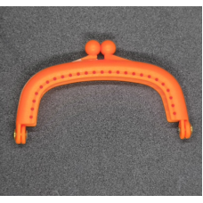 Фермуар для сумки, пластиковий 9 см, Жовтогарячий