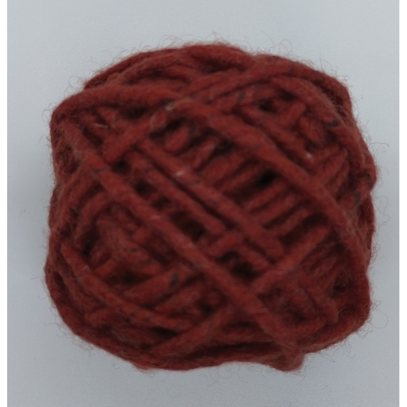 Вовняна пряжа. (шнур) Колір: бордовий