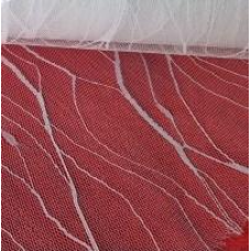 Фатин із малюнком 50 см, Колір: білий