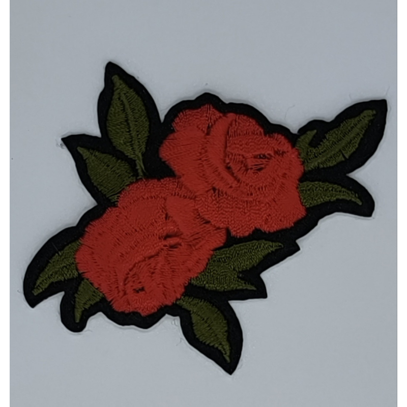 Аплікація для одягу. Червоні троянди