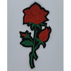 Аплікація для одягу. Червона троянда