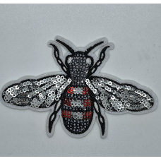 Аплікація для одягу. Муха з паєтками