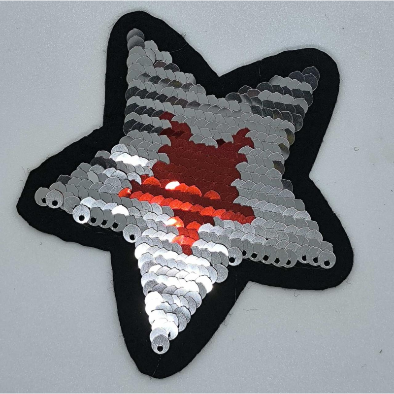 Аплікація для одягу. Зірка з паєтками