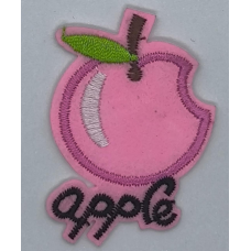 Аплікація для одягу. Apple рожева