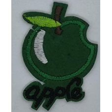 Аплікація для одягу. Apple зелена