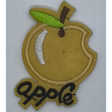 Аплікація для одягу. Apple бежева