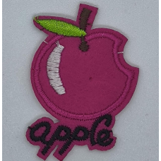 Аплікація для одягу. Apple малинова