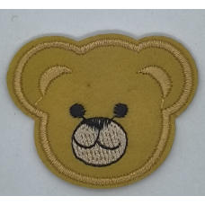 Аплікація для одягу. Ведмедик, бежевий