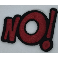 Аплікація для одягу. No!