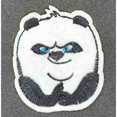 Аплікація для одягу. Панда Кон-фу