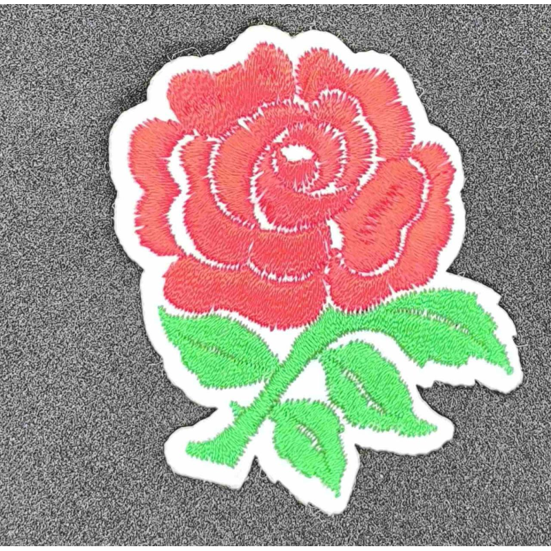 Аплікація для одягу. Червона троянда