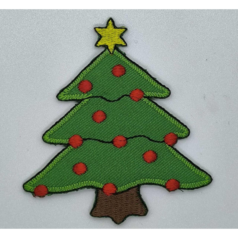 Аплікація для одягу. Новорічна ялинка