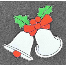 Аплікація для одягу. Новорічні дзвіночки