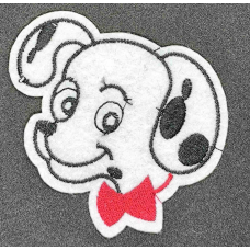 Аплікація для одягу.Далматинець.