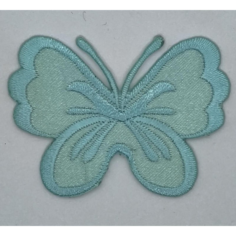 Аплікація для одягу. Метелик бірюзовий. Аплікація для одягу. Метелик бірюзовий.