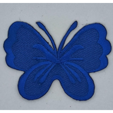 Аплікація для одягу. Метелик синій.