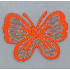 Аплікація для одягу. Метелик жовтогарячий.