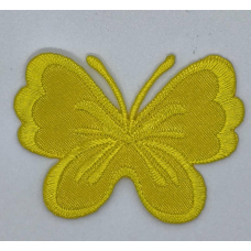 Аплікація для одягу. Метелик жовтий.