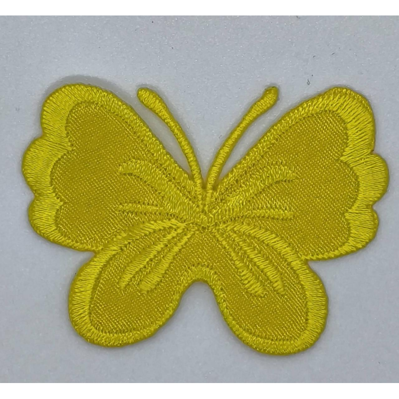 Аплікація для одягу. Метелик жовтий.