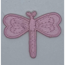 Аплікація для одягу. Срекоза рожева.