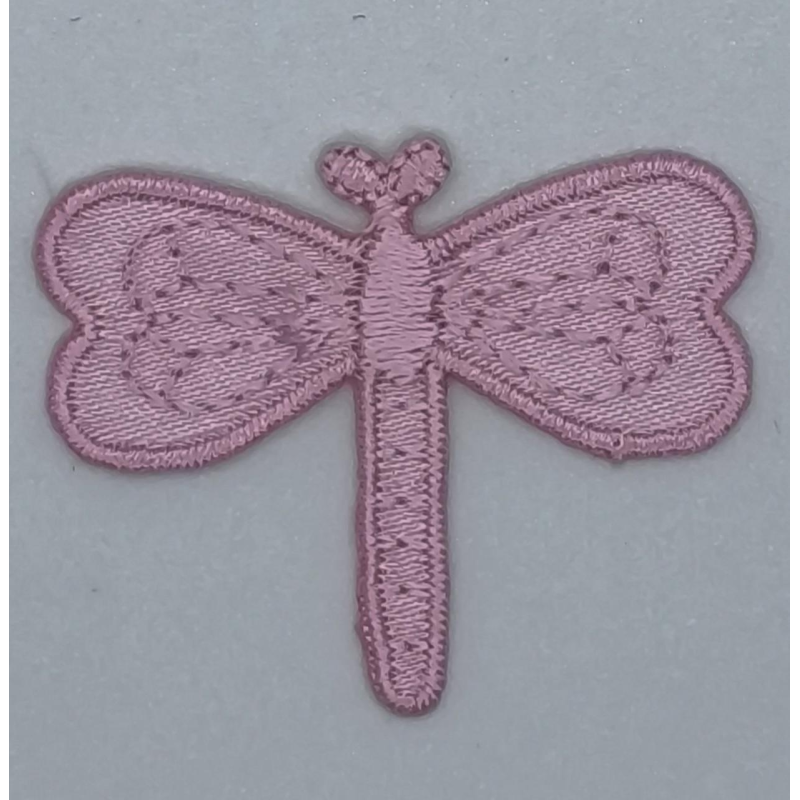 Аплікація для одягу. Срекоза рожева. Аплікація для одягу. Срекоза рожева.